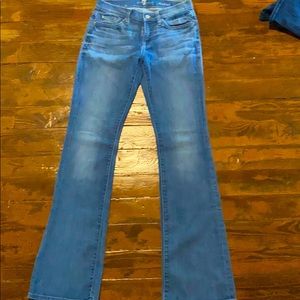 7 for all mankind bootcut jeans size 26